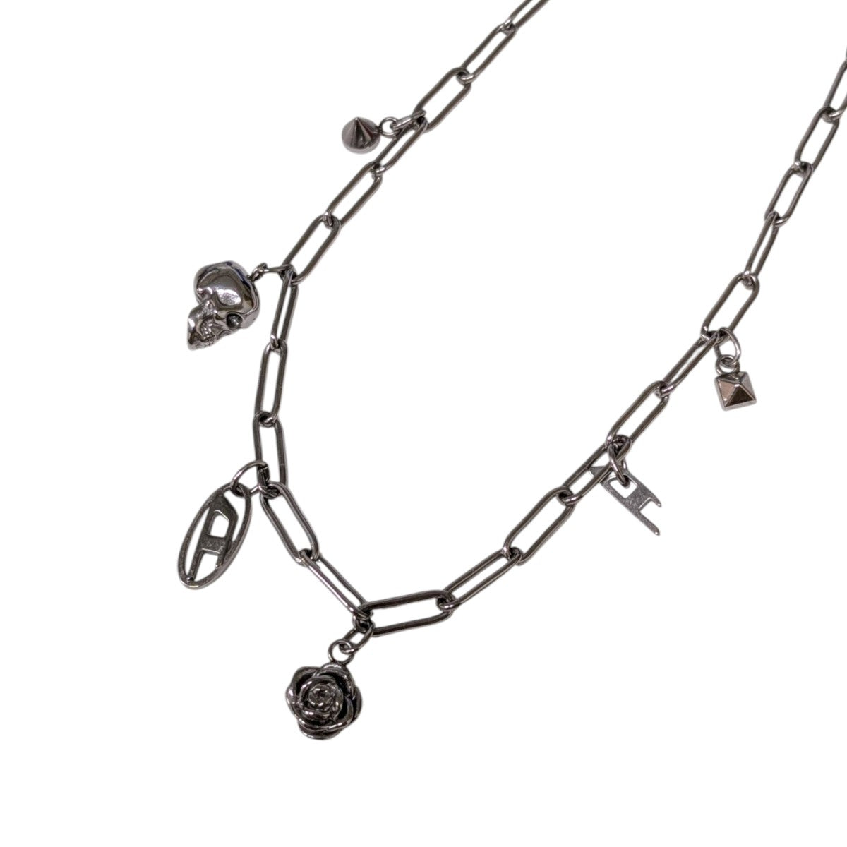 DIESEL(ディーゼル) ネックレスDX1522 DX1522 シルバー×マルチカラー