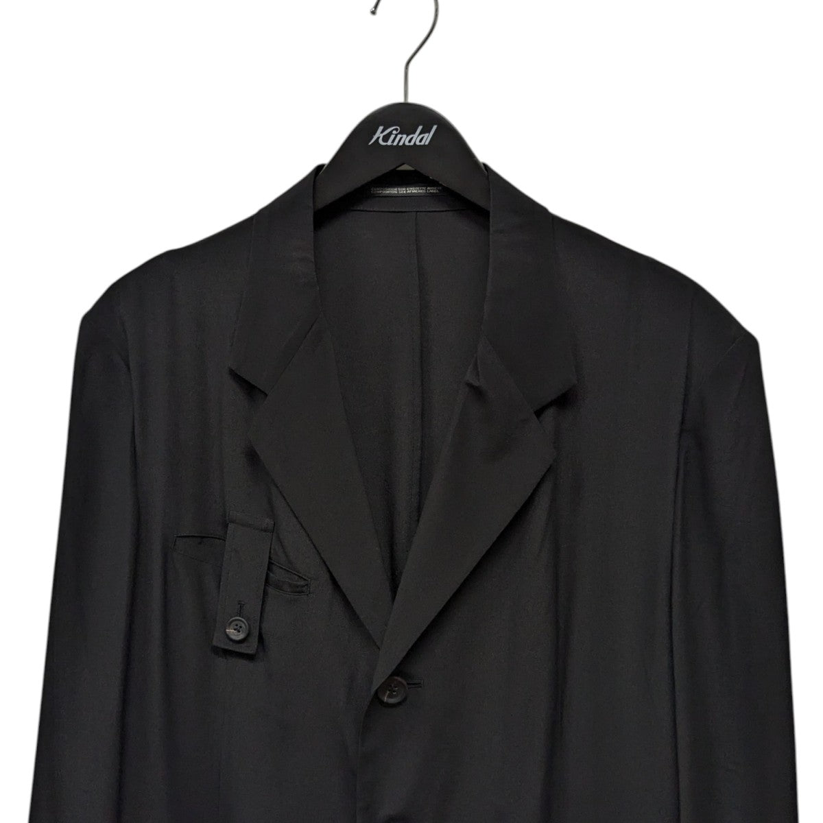 Yohji Yamamoto pour homme 25SS12M SILK DECINE TAB LONG JACKETロングジャケットHP-J36-502 古着・中古-3枚目のアイテム画像
