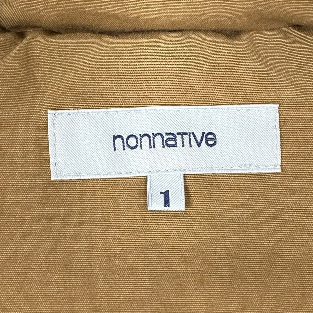 nonnative(ノンネイティブ) ダウンベストTNP-NN-V-7001 TNP-NN-V