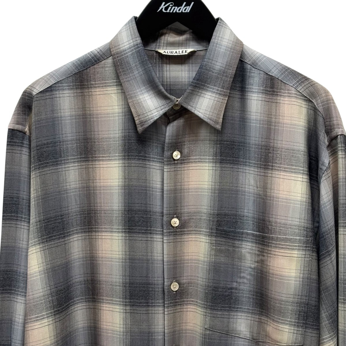 AURALEE 半袖シャツ グレー AURALEE オーラリー Tシャツ グレー - ブランド古着買取・販売