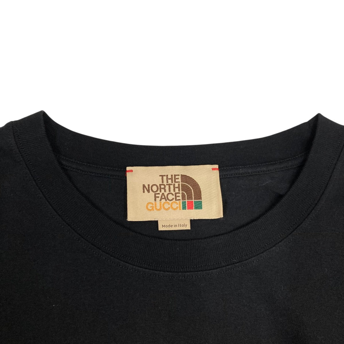 THE NORTH FACE×GUCCI オーバーサイズロゴプリントTシャツ616036 XJDCL 古着・中古-5枚目のアイテム画像