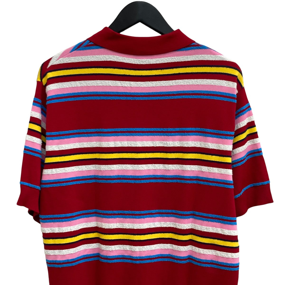 CASABLANCA(カサブランカ) Oversized Striped PoloポロシャツMS25-KW