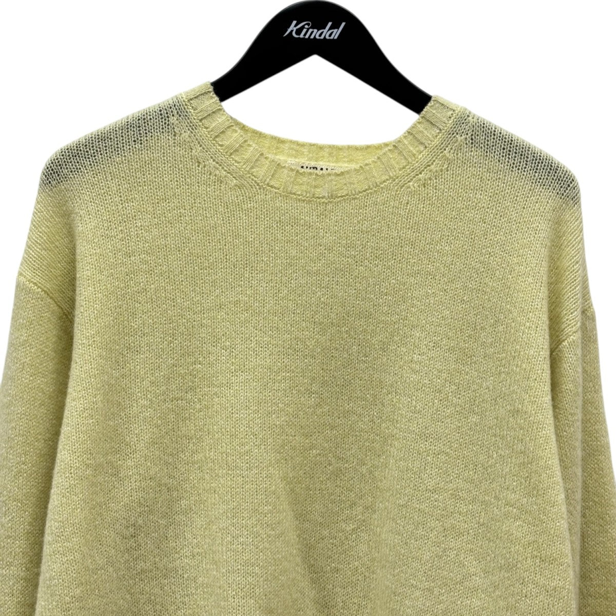 トップス AURALEE PURE SHETLAND WOOL KNIT AURALEE SHETLAND WOOL CASHMERE KNIT P/O | Less