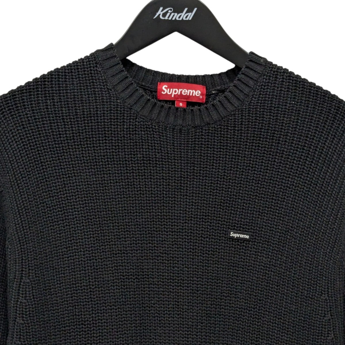 Supreme セーター L 100%コットン Supreme(シュプリーム) Contrast Logo Sweaterセーター パープル