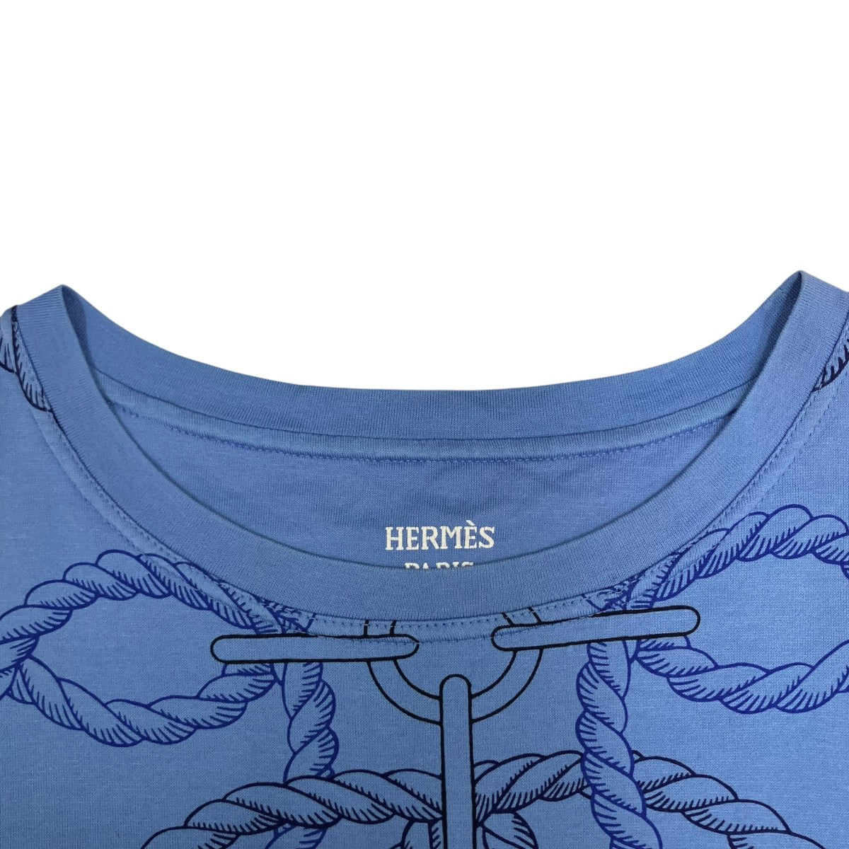HERMES ロープ柄半袖Tシャツ 古着・中古-3枚目のアイテム画像