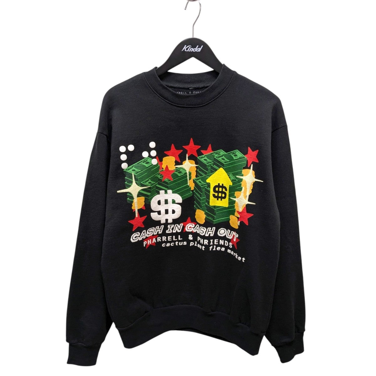×PHARRELL WILLIAMS CASH OUT CREWNECKスウェット