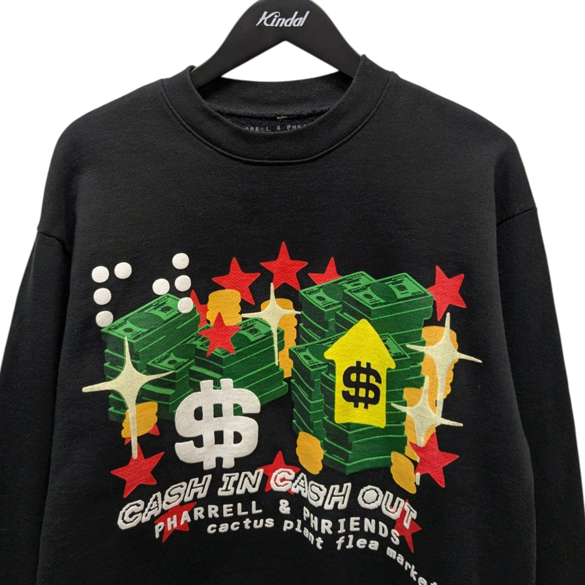 ×PHARRELL WILLIAMS CASH OUT CREWNECKスウェット