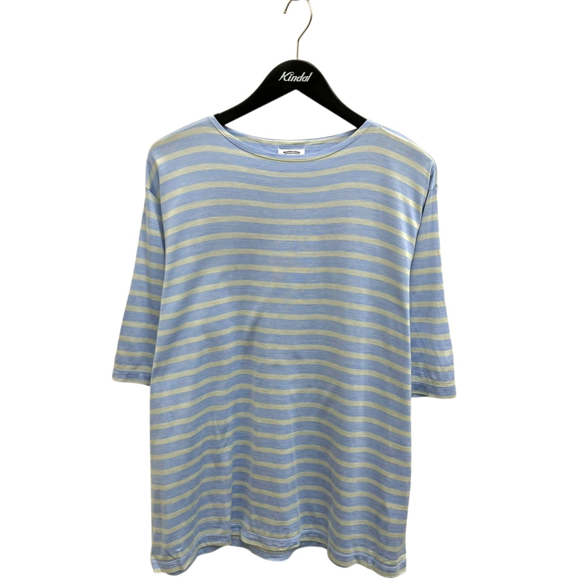 MAATEE＆SONS SILK BOAT SHORT SLEEVEボーダー半袖TシャツMT4103-0813 古着・中古-1枚目のアイテム画像