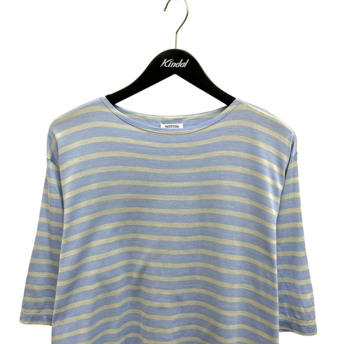 MAATEE＆SONS SILK BOAT SHORT SLEEVEボーダー半袖TシャツMT4103-0813 古着・中古-3枚目のアイテム画像
