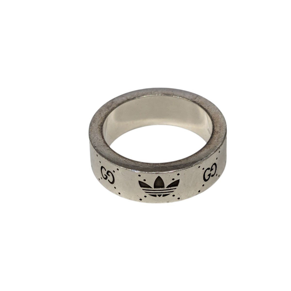 タカハシ[希少]GUCCI アディダスロゴ シルバーリング GUCCI×adidas エングレービングリング シルバー サイズ 11号｜【公式
