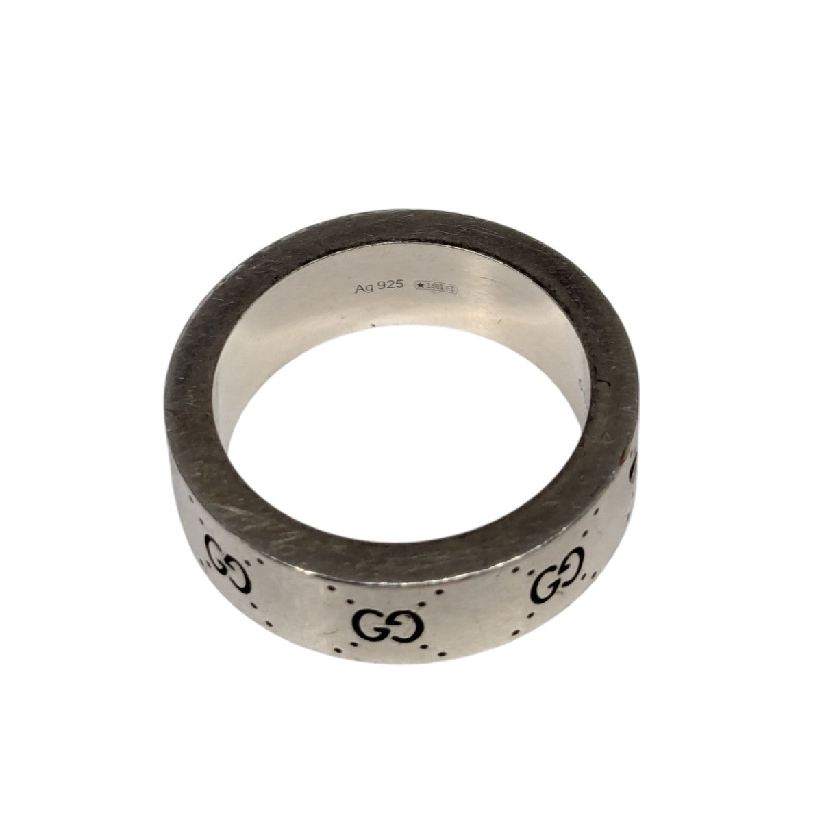 Gucci adidas コラボリング　11号 GUCCI×adidas エングレービングリング シルバー サイズ 11号｜【公式