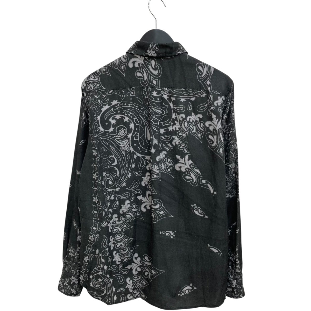 MASU CRUSHED PAISLEY PRINT SHIRT長袖シャツM25F9SL001 古着・中古-2枚目のアイテム画像