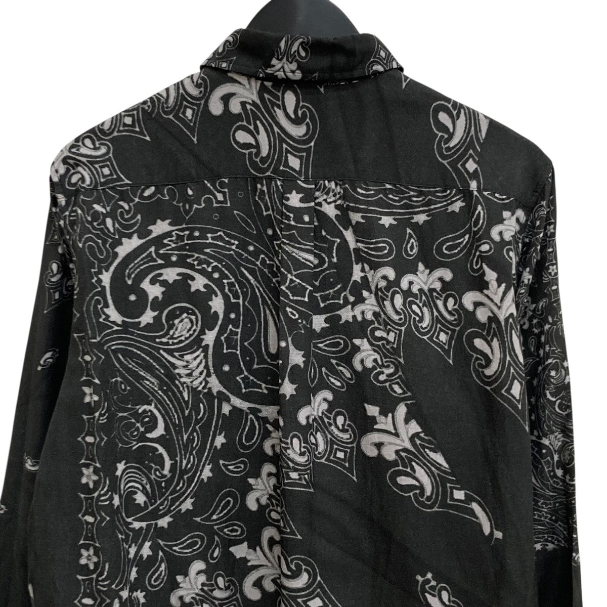 MASU CRUSHED PAISLEY PRINT SHIRT長袖シャツM25F9SL001 古着・中古-4枚目のアイテム画像
