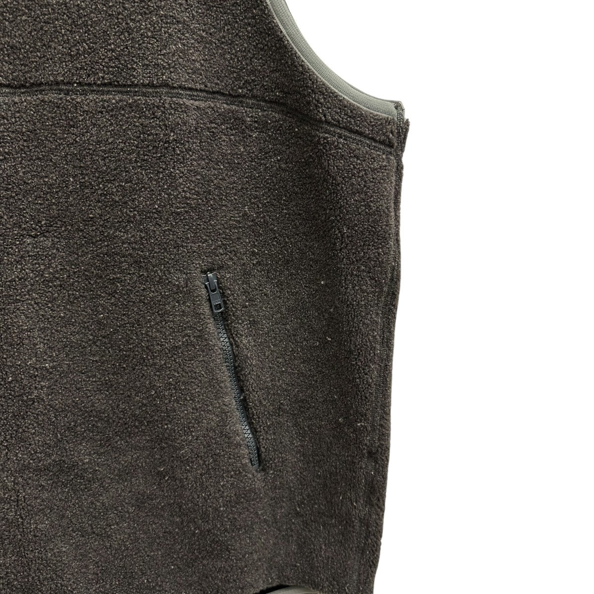 Wool Boa Zip-Up VestベストGU203-70167