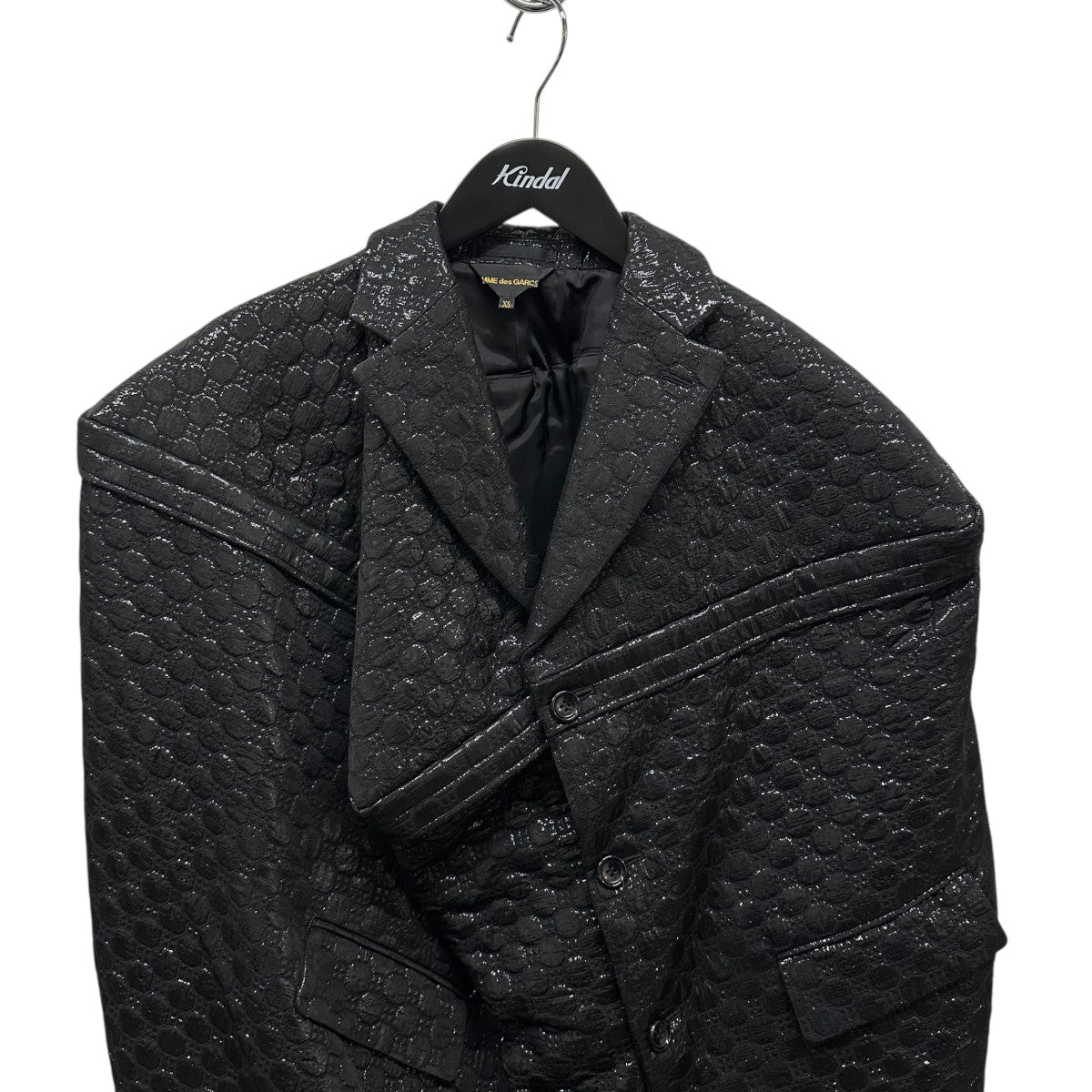 COMME des GARCONS 25SSLame Floating Weave VestジャケットGO-J027 古着・中古-3枚目のアイテム画像