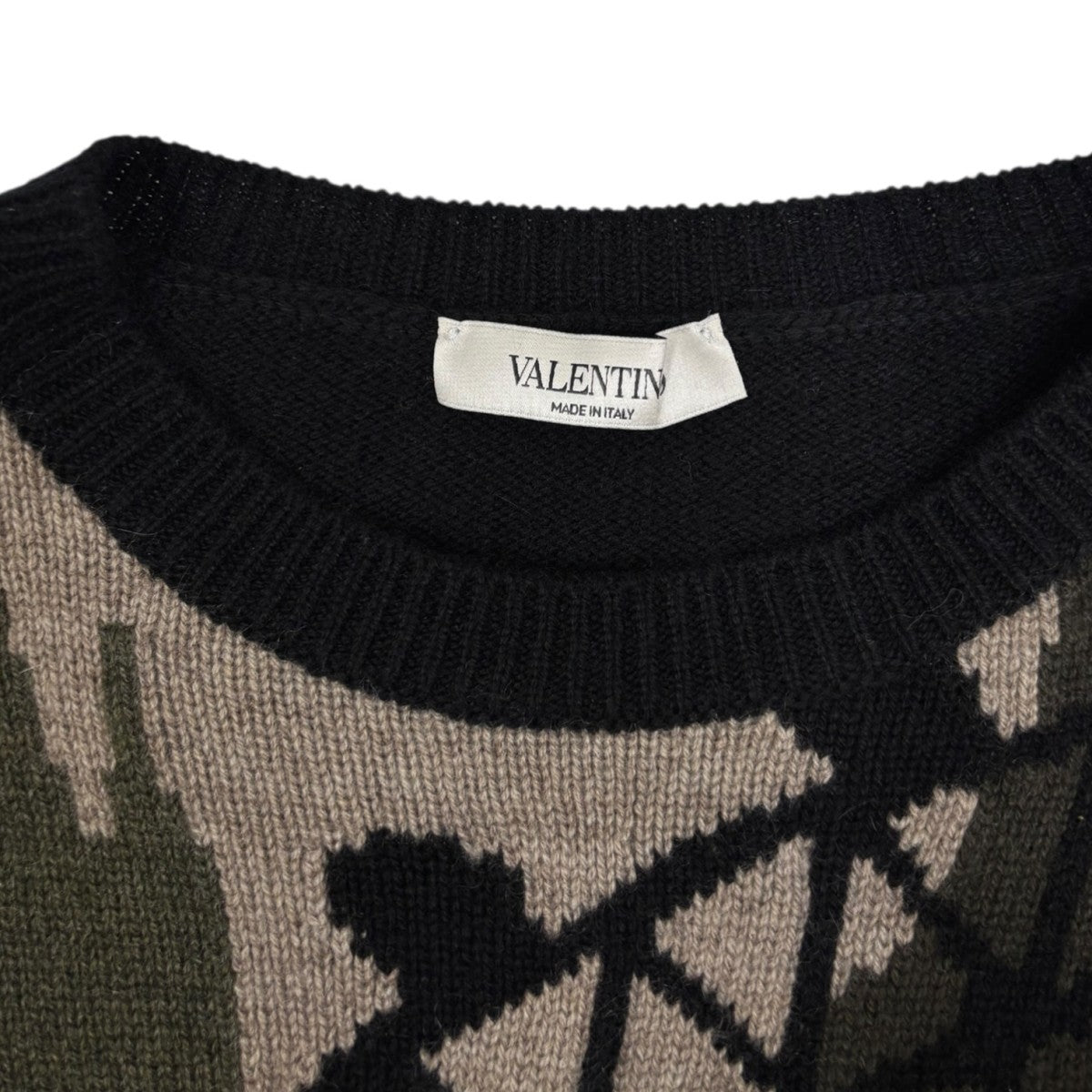 VALENTINO セーター Valentino Garavani Vロゴ シグネチャー セーター | ブラック