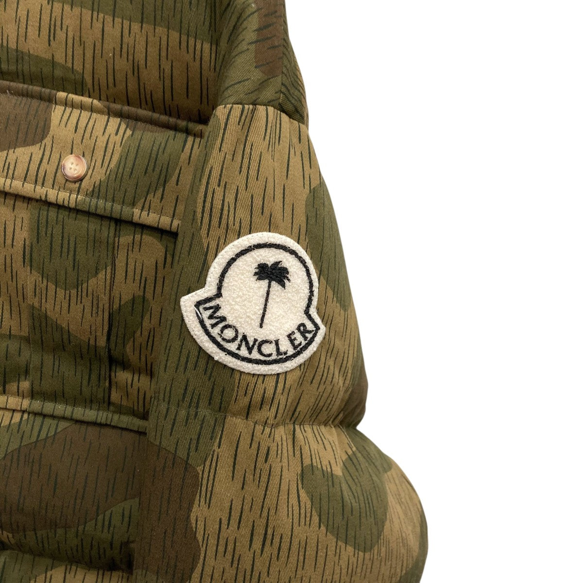 Palm Angels Mandelbrotカモフラージュ柄ダウンジャケットI209L1A00018