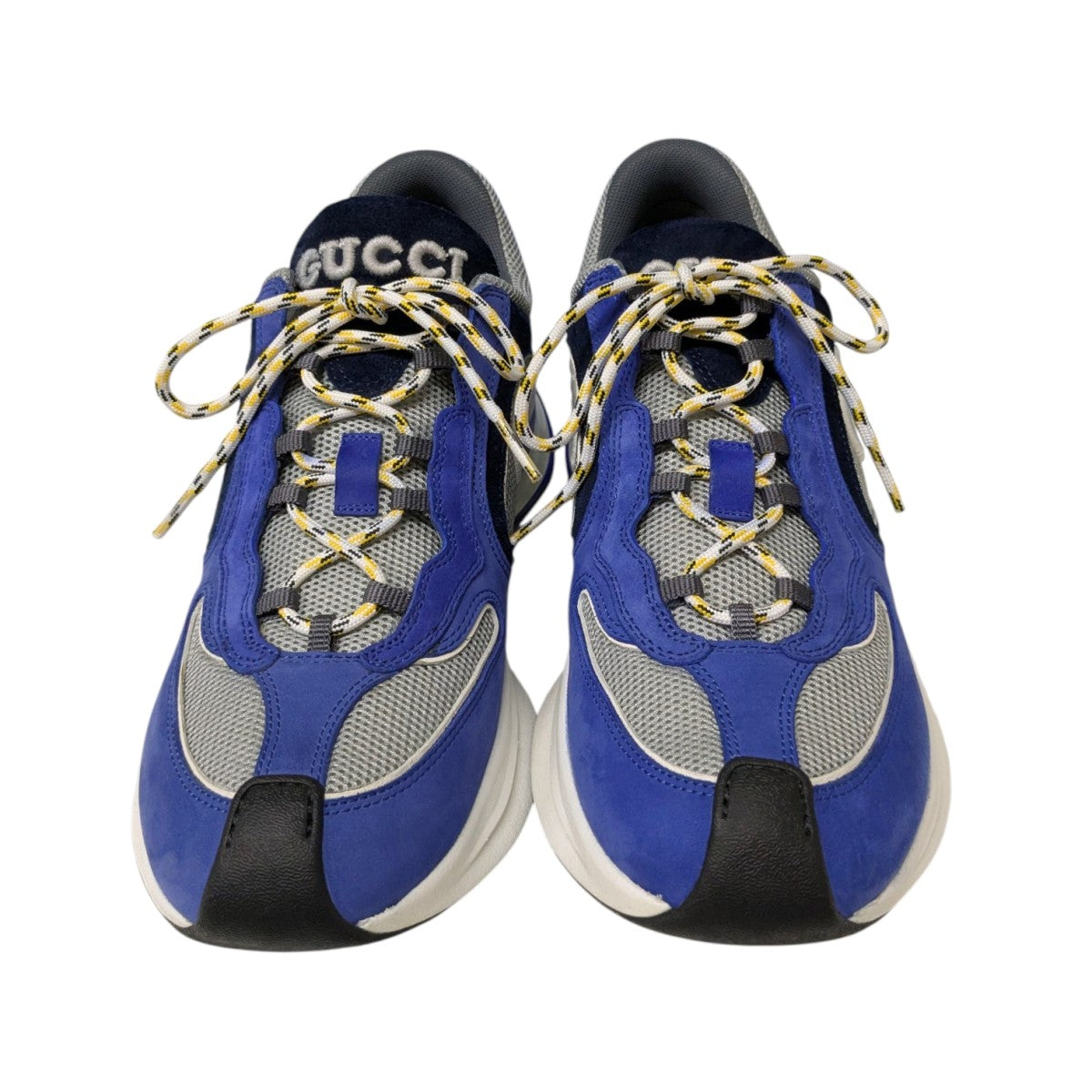 GUCCI(グッチ) GUCCI RUNスニーカー749785 749785 ブルー サイズ 7 1/2