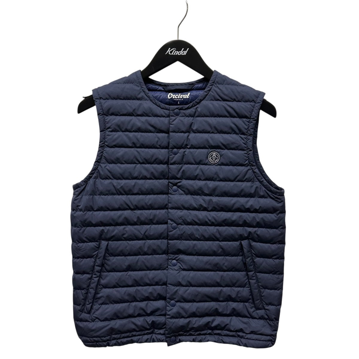 ORCIVAL(オーチバル) クルーネックインナーダウンベスト RC-8086 RC