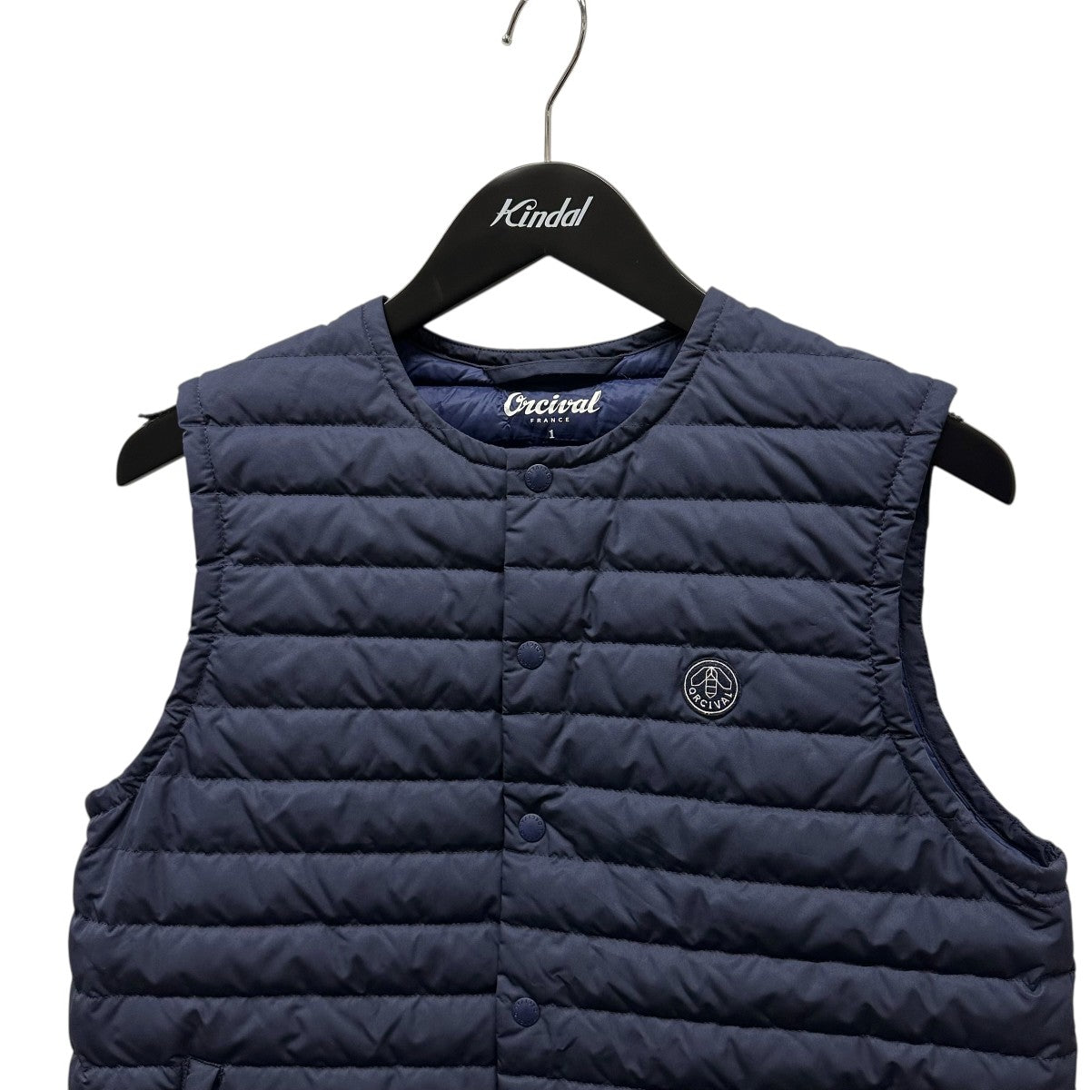ORCIVAL(オーチバル) クルーネックインナーダウンベスト RC-8086 RC