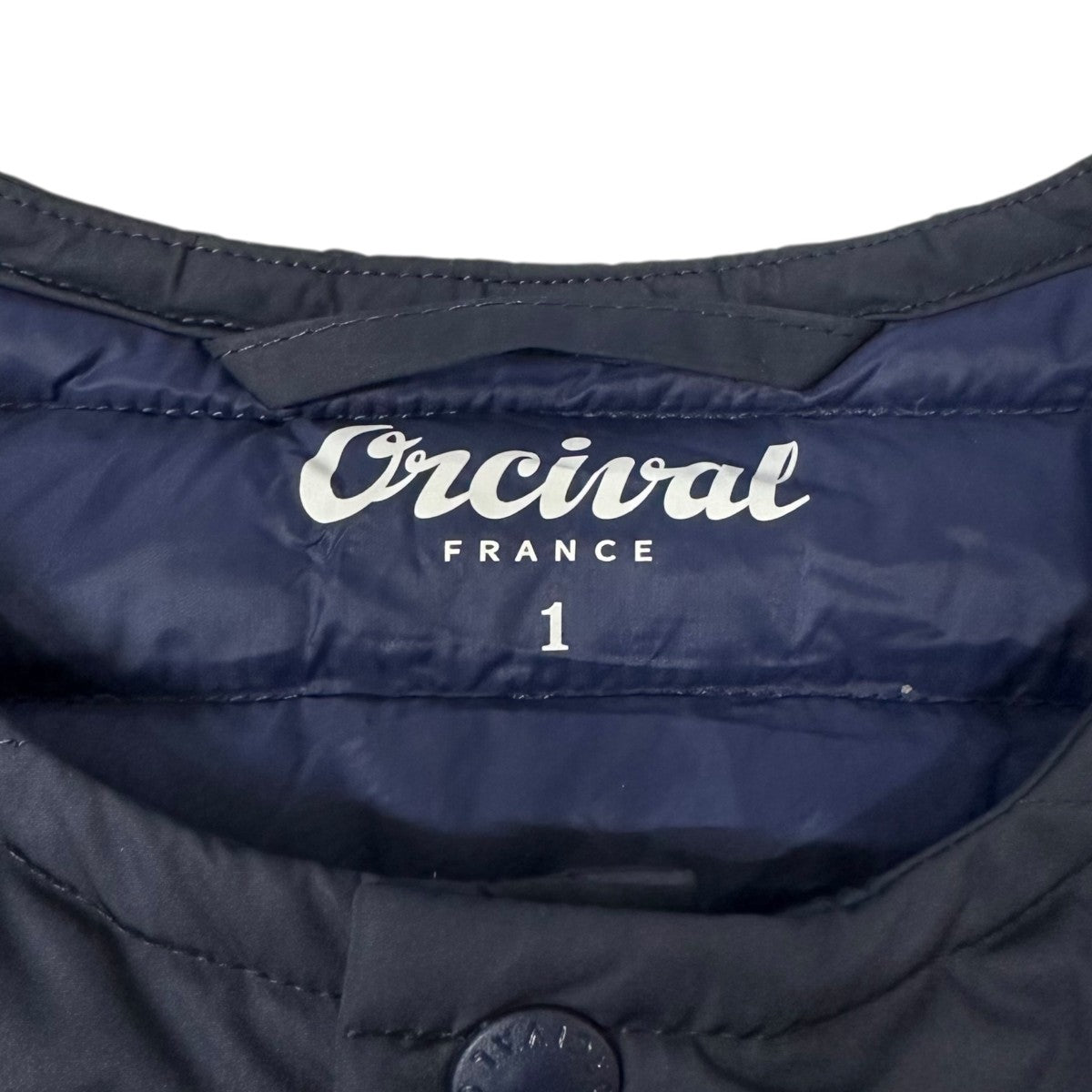 ORCIVAL(オーチバル) クルーネックインナーダウンベスト RC-8086 RC
