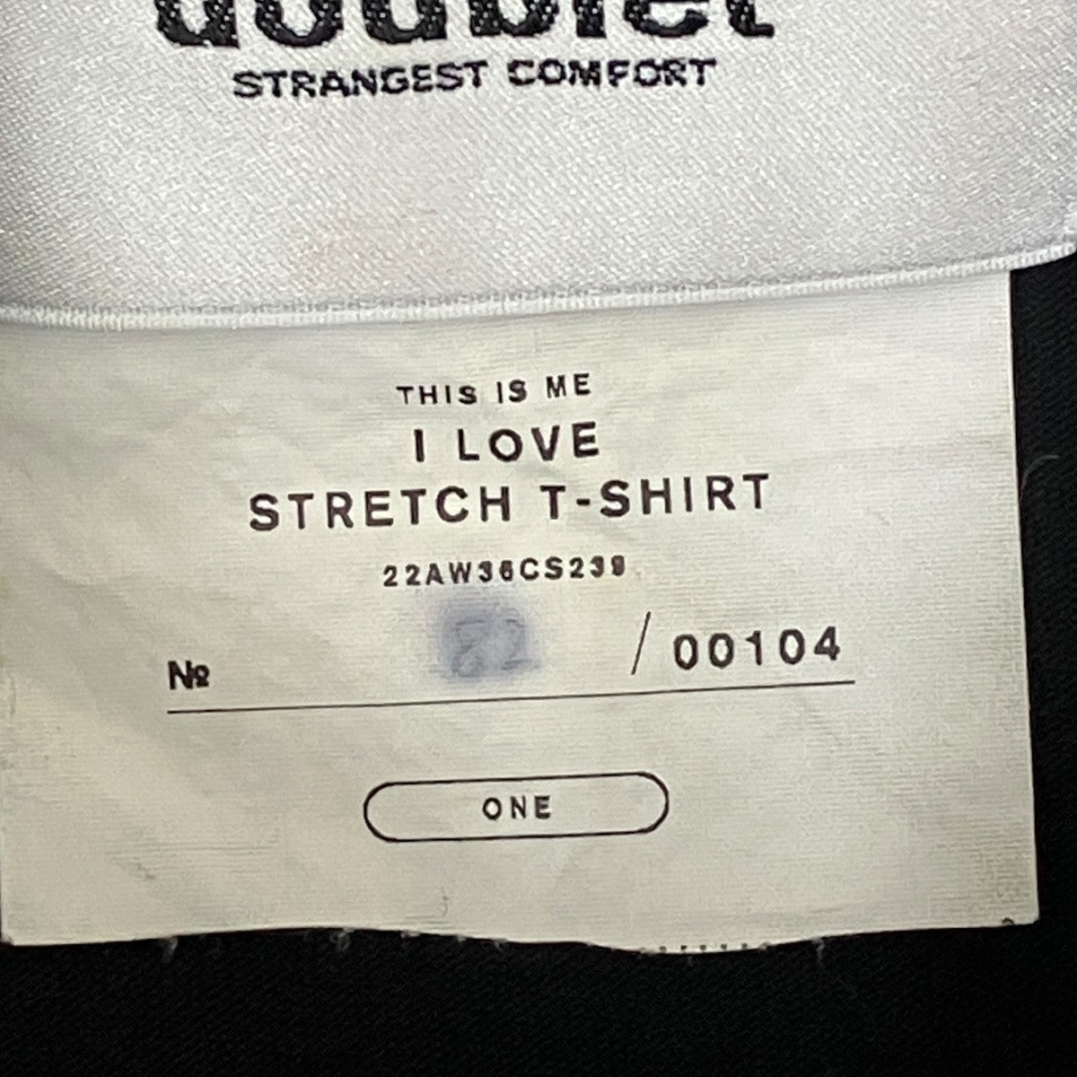 doublet I ?STRETCHワンピース22AW36CS239 古着・中古-9枚目のアイテム画像
