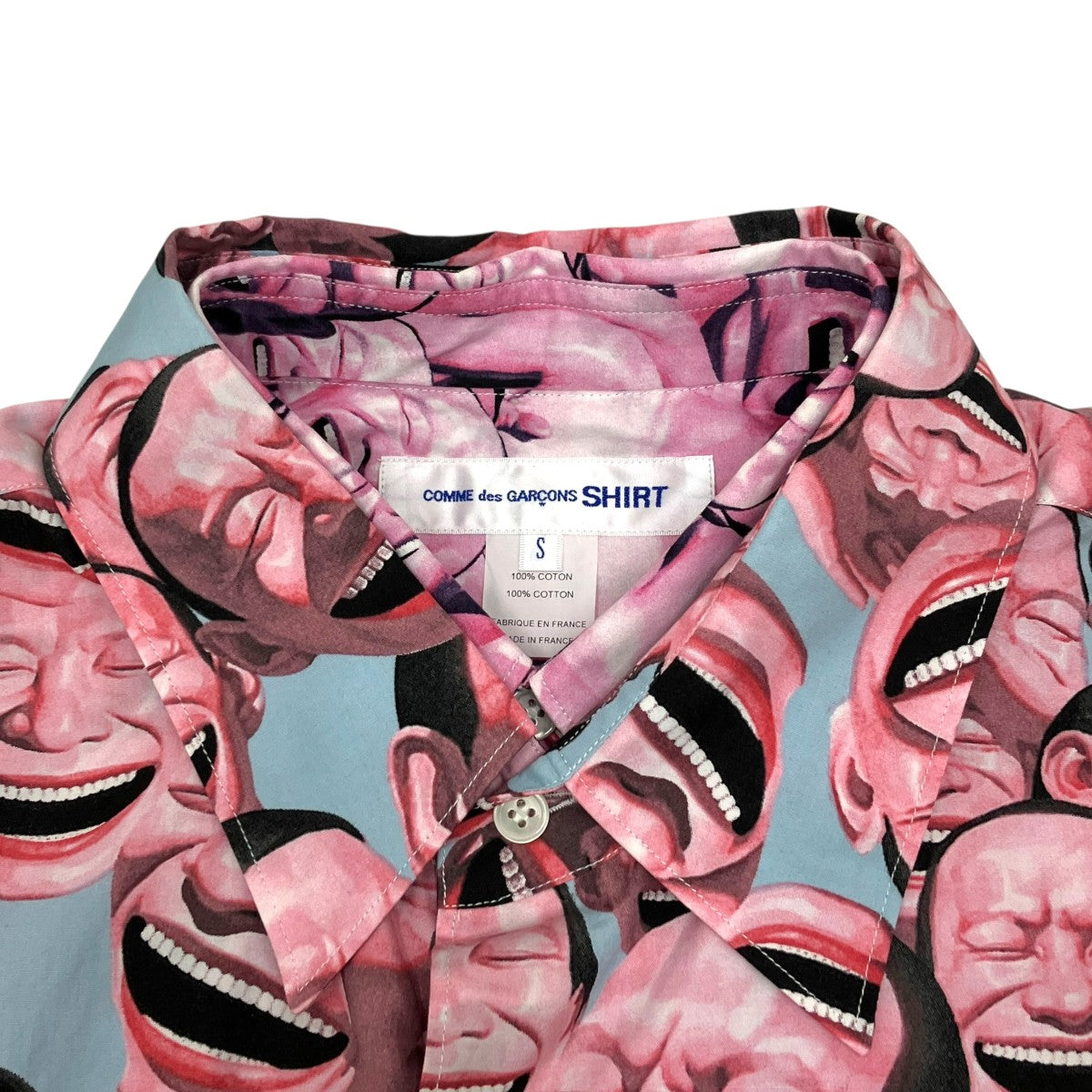 COMME des GARCONS SHIRT ×YUE MINJUN半袖シャツFG-B037 古着・中古-5枚目のアイテム画像