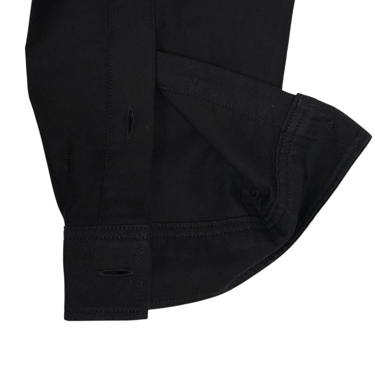 Yohji Yamamoto 黒 長袖シャツ yohji yamamoto+Noir(ヨウジヤマモトプリュスノアール) 長袖