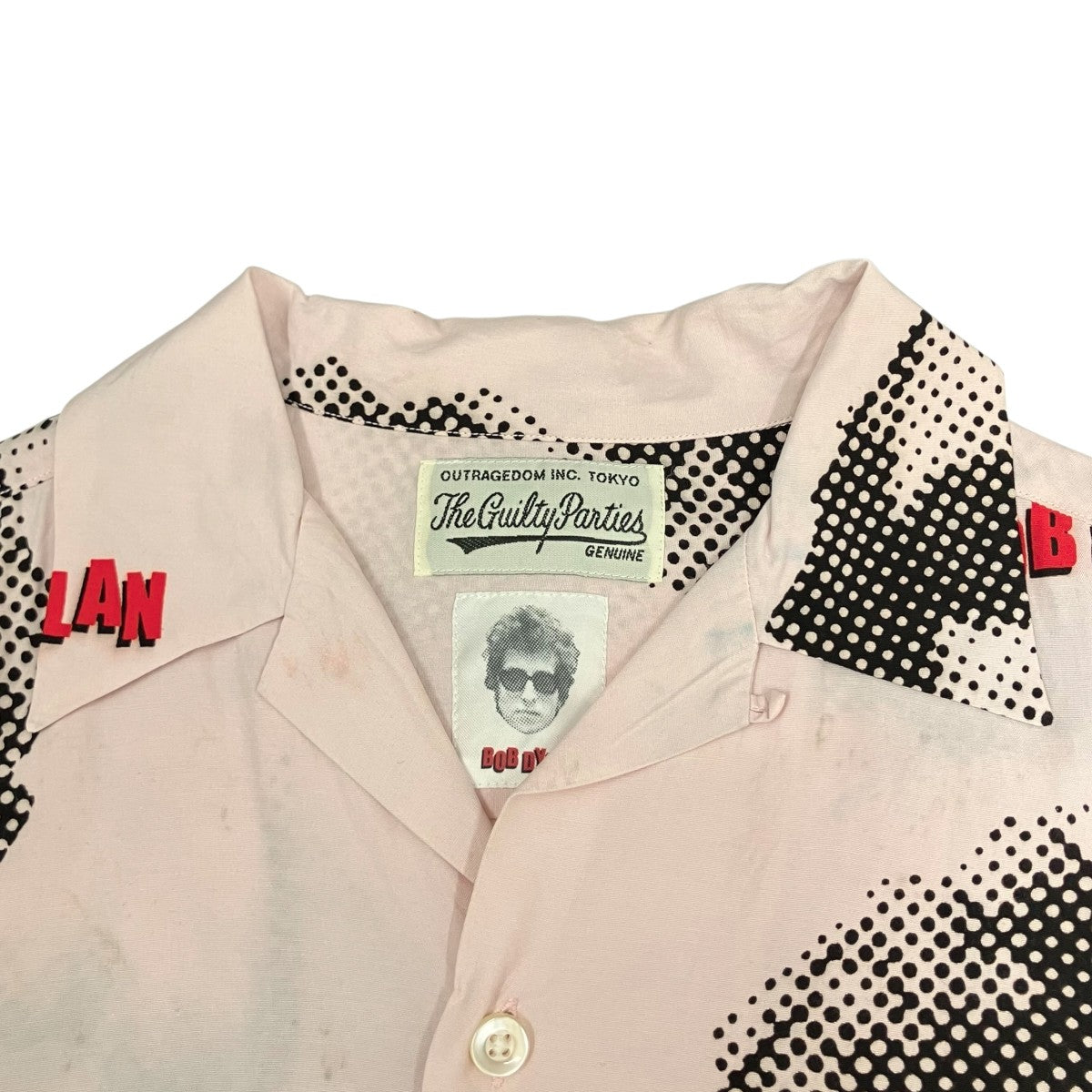 WACKO MARIA BOB DYLAN S S HAWAIIAN SHIRT半袖シャツ 古着・中古-4枚目のアイテム画像