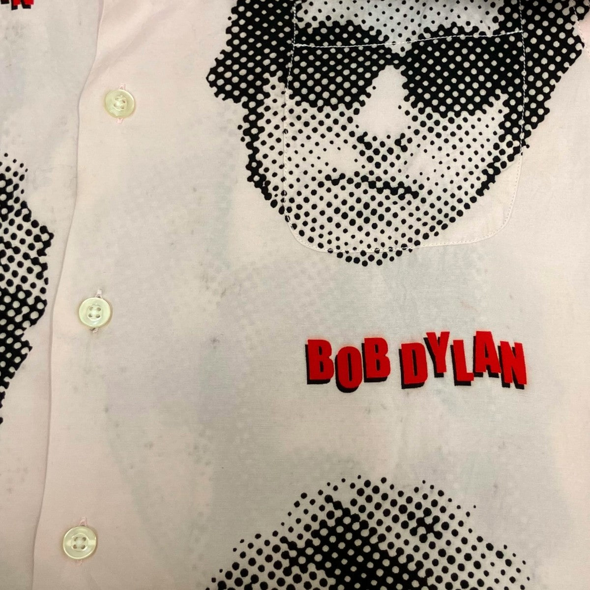 WACKO MARIA BOB DYLAN S S HAWAIIAN SHIRT半袖シャツ 古着・中古-6枚目のアイテム画像