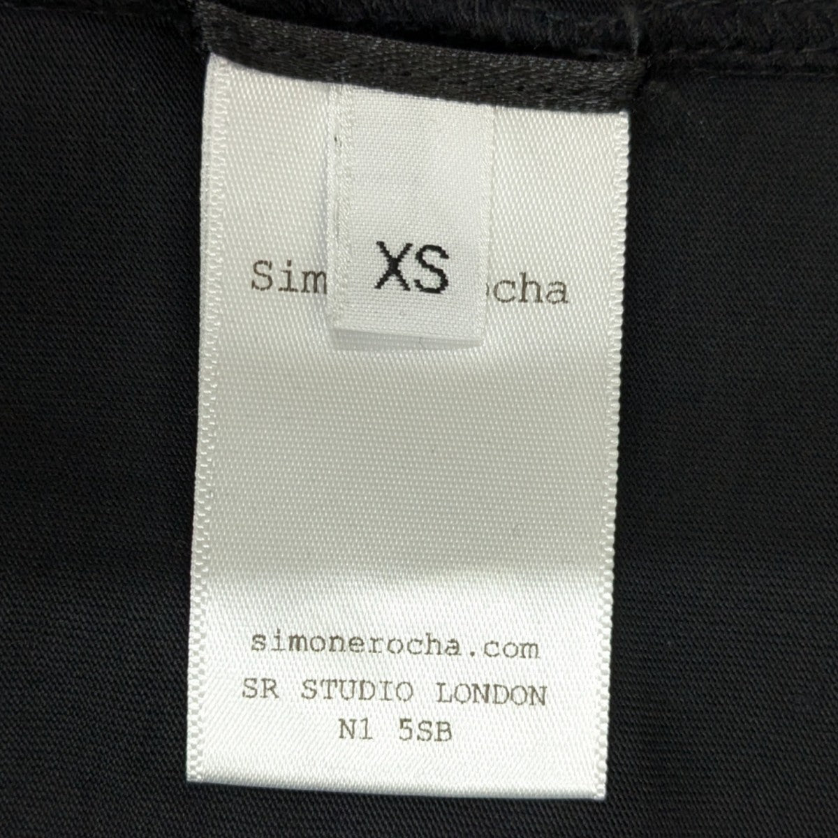 Simone Rocha LONG SLEEVE RUCHED FLOWER T-SHIRT長袖カットソーN1 5SB 古着・中古-7枚目のアイテム画像