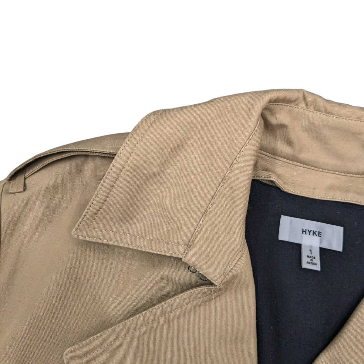HYKE ビッグロングトレンチコート 162-17093 古着・中古-8枚目のアイテム画像