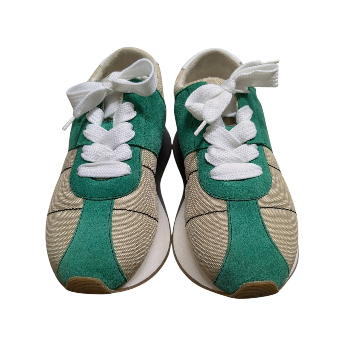 MARNI(マルニ) スニーカー ベージュ×グリーン サイズ 36｜【公式