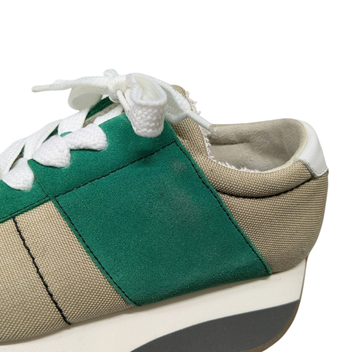 MARNI(マルニ) スニーカー ベージュ×グリーン サイズ 36｜【公式
