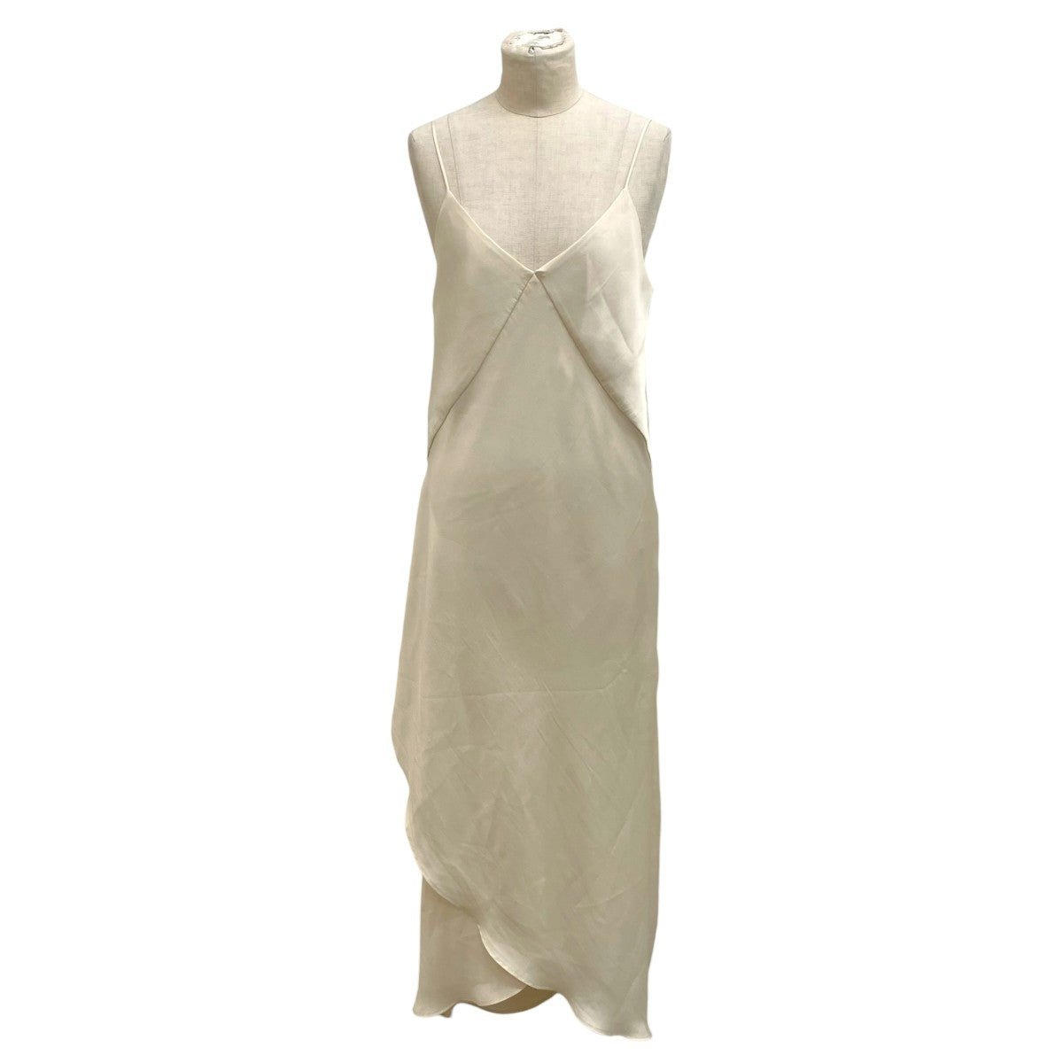 HYKE 24SSSATIN SLIP DRESSキャミソールワンピース241-16209 古着・中古-1枚目のアイテム画像