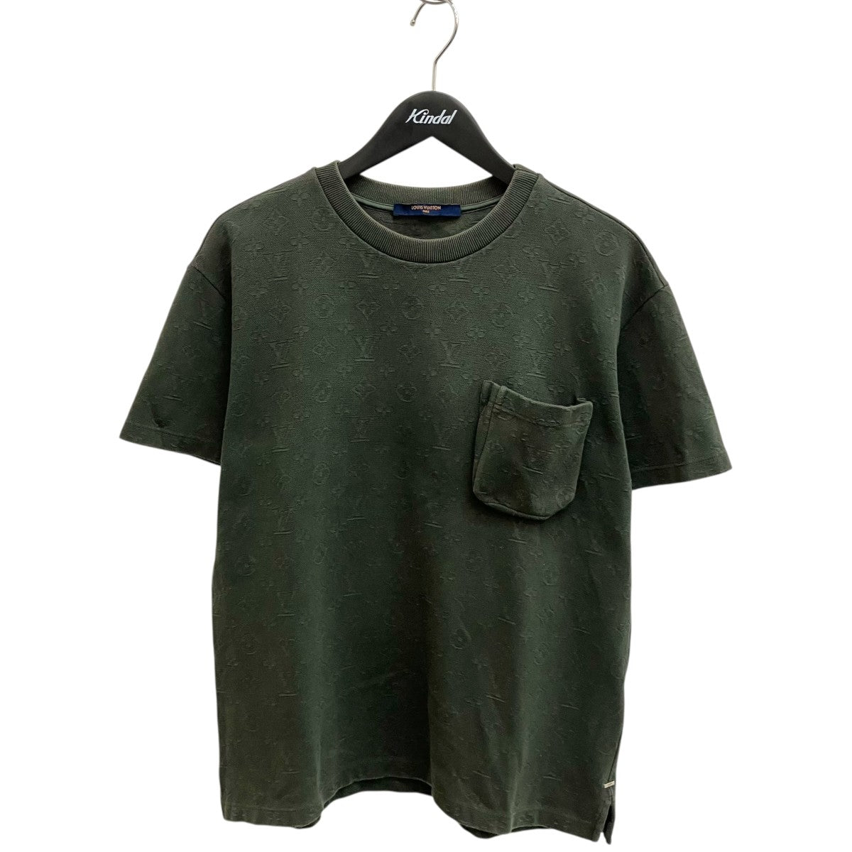 LOUIS VUITTON モノグラム 3Dポケット ジャガード半袖TシャツRM212Q TCL HIY49W 古着・中古-1枚目のアイテム画像