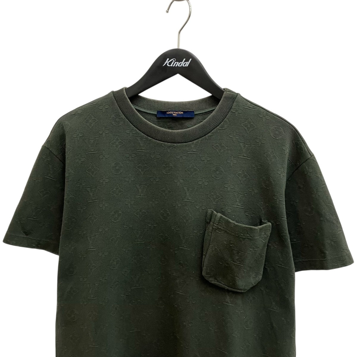 LOUIS VUITTON モノグラム 3Dポケット ジャガード半袖TシャツRM212Q TCL HIY49W 古着・中古-3枚目のアイテム画像