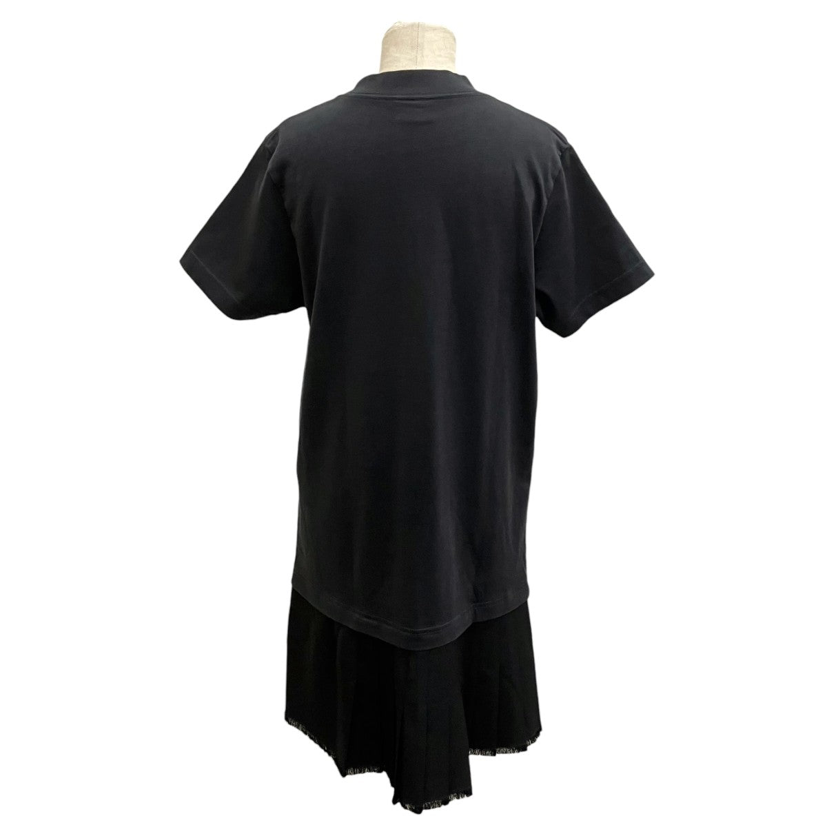 BALENCIAGA レイヤード Tシャツドレス半袖ワンピース809044 TKT28 古着・中古-2枚目のアイテム画像