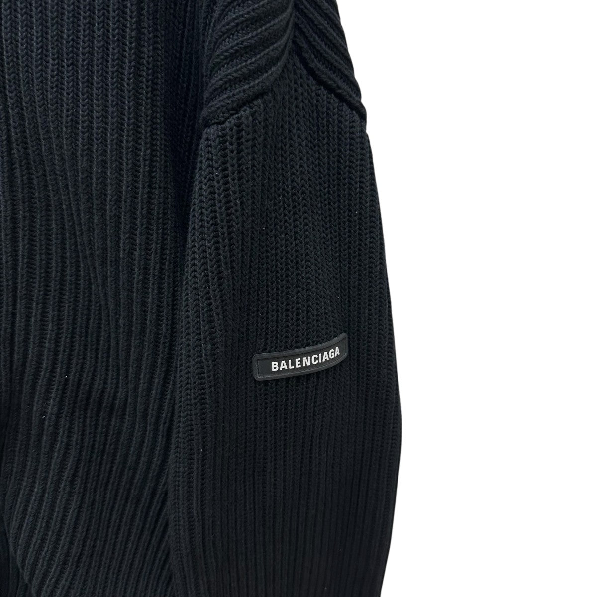 BALENCIAGA(バレンシアガ) 24SSZip Up Cardigan レイヤードパッチ