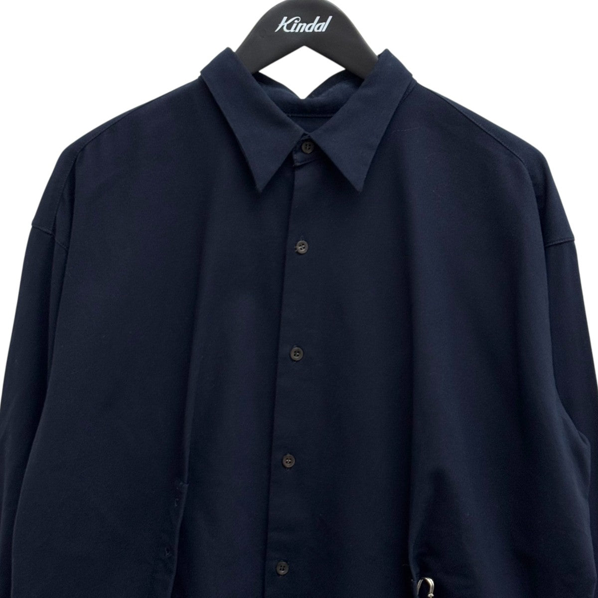 DRIES VAN NOTEN Safety Pin Closure Shirt長袖シャツ242-020735-9301-509 古着・中古-3枚目のアイテム画像