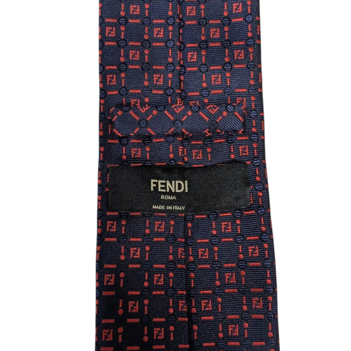 FENDI(フェンディ) ネクタイ ネイビー×レッド｜【公式】カインドオル