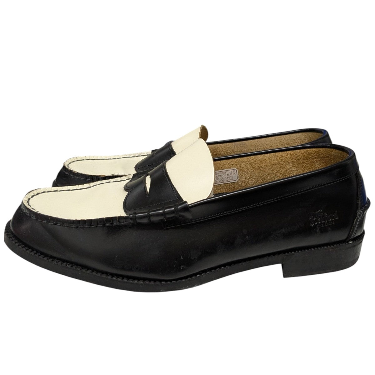 kenford(ケンフォード) ローファーK001 K001 ブラック×ホワイト サイズ