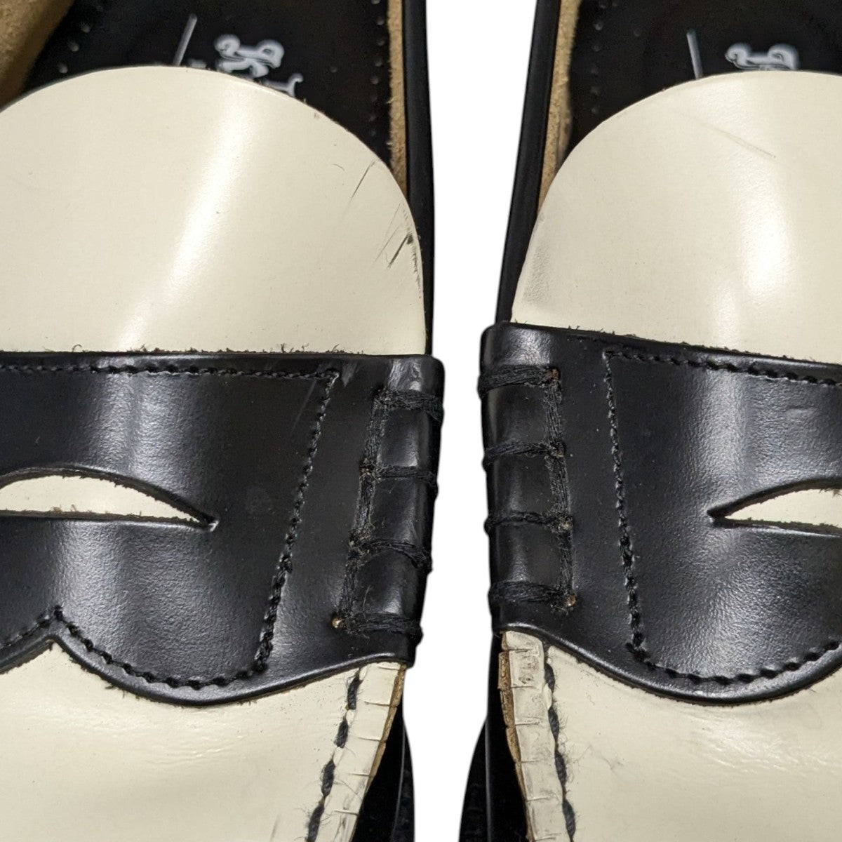 kenford(ケンフォード) ローファーK001 K001 ブラック×ホワイト