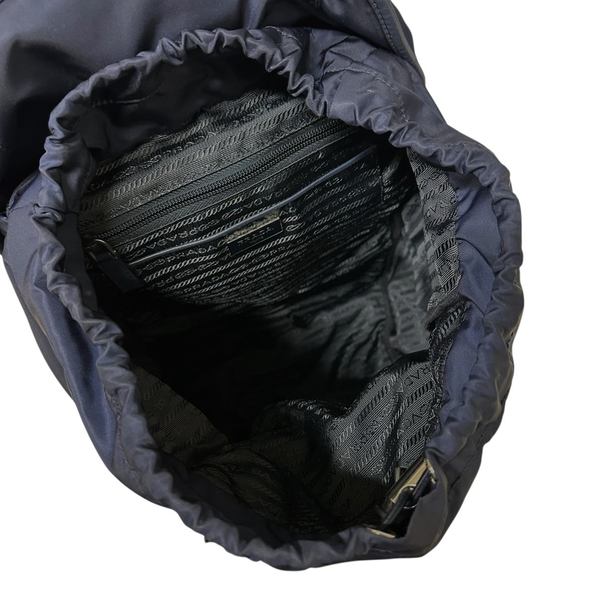 PRADA バックパック ネイビー 【iy】 iy PRADA ネイビー バックパック