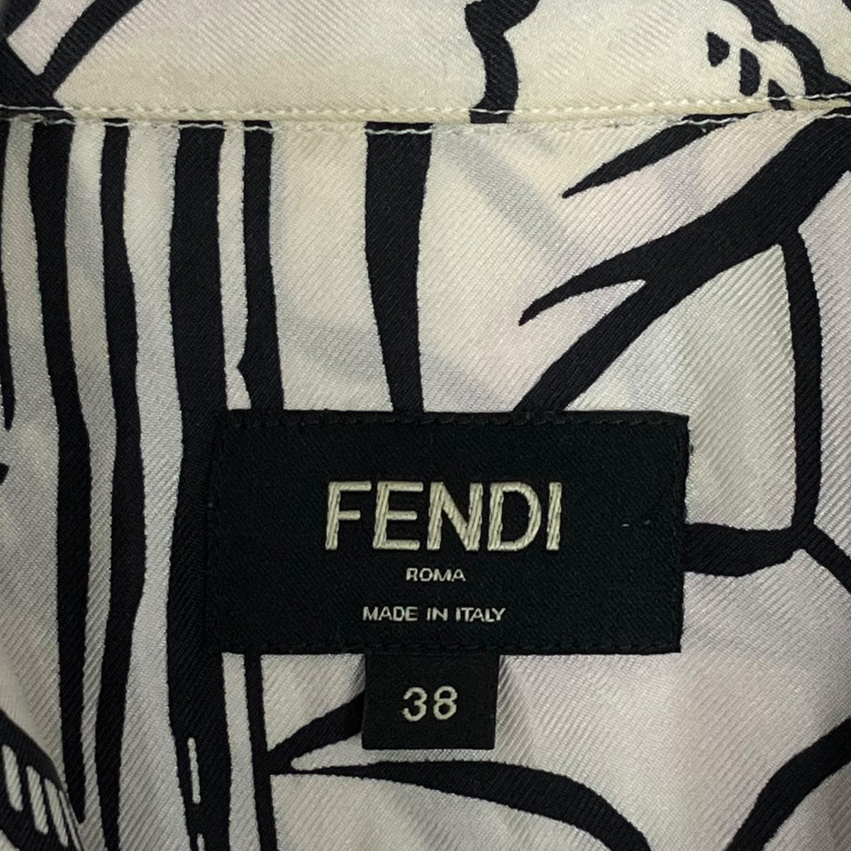 FENDI FENDI フラワープリント半袖シャツFS0795 ABIZ 古着・中古-6枚目のアイテム画像
