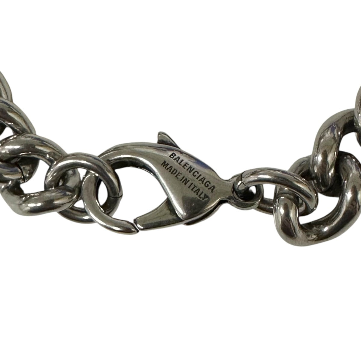 BALENCIAGA(バレンシアガ) ブレスレット シルバー サイズ M｜【公式