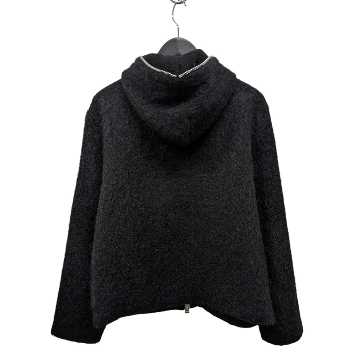 OUR LEGACY(アワーレガシー) FULL ZIP HOOD ウール混 BLACK-HAIRY-WOOL