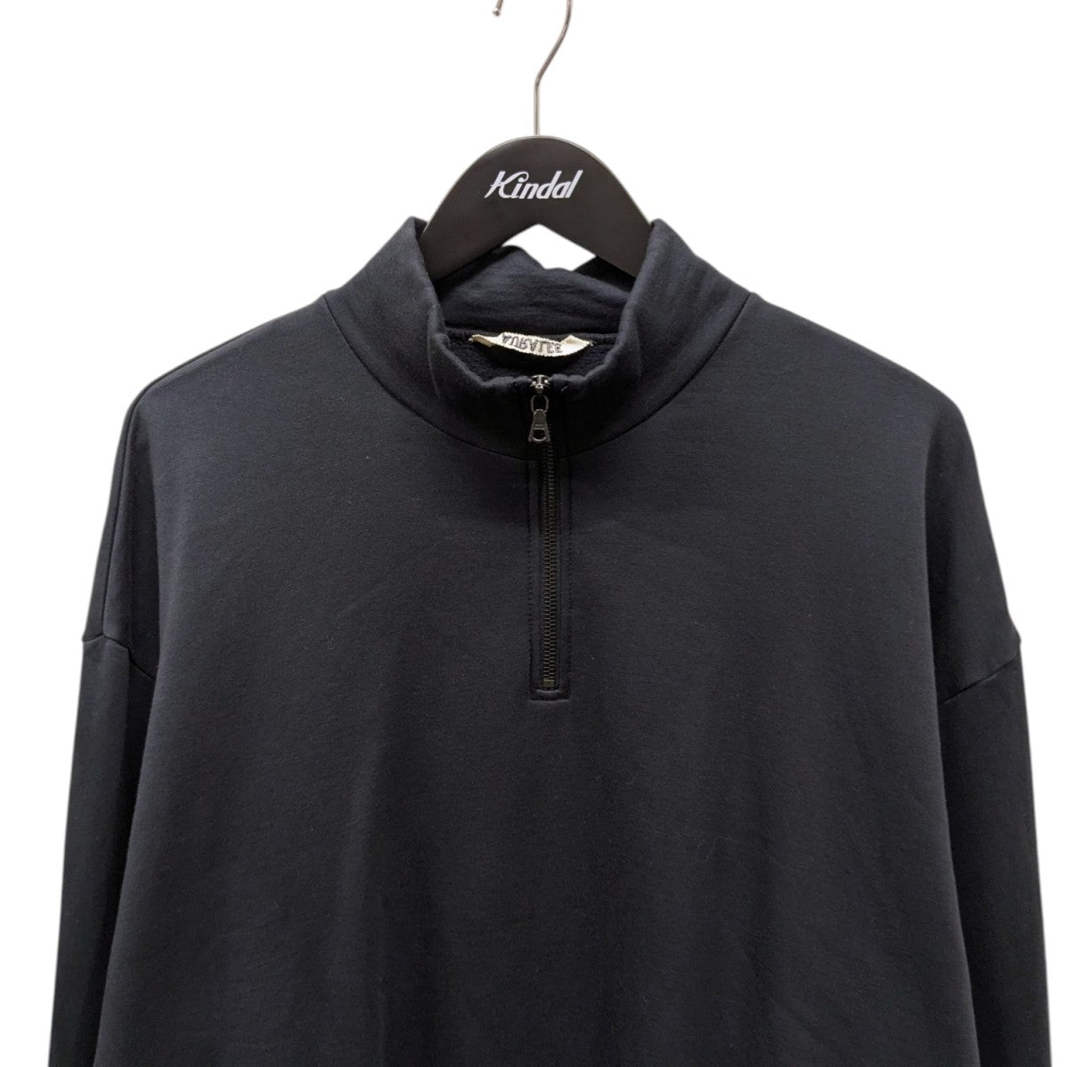AURALEE(オーラリー) ELASTIC HIGH GAUGE SWEAT HALF ZIP P Oハーフ