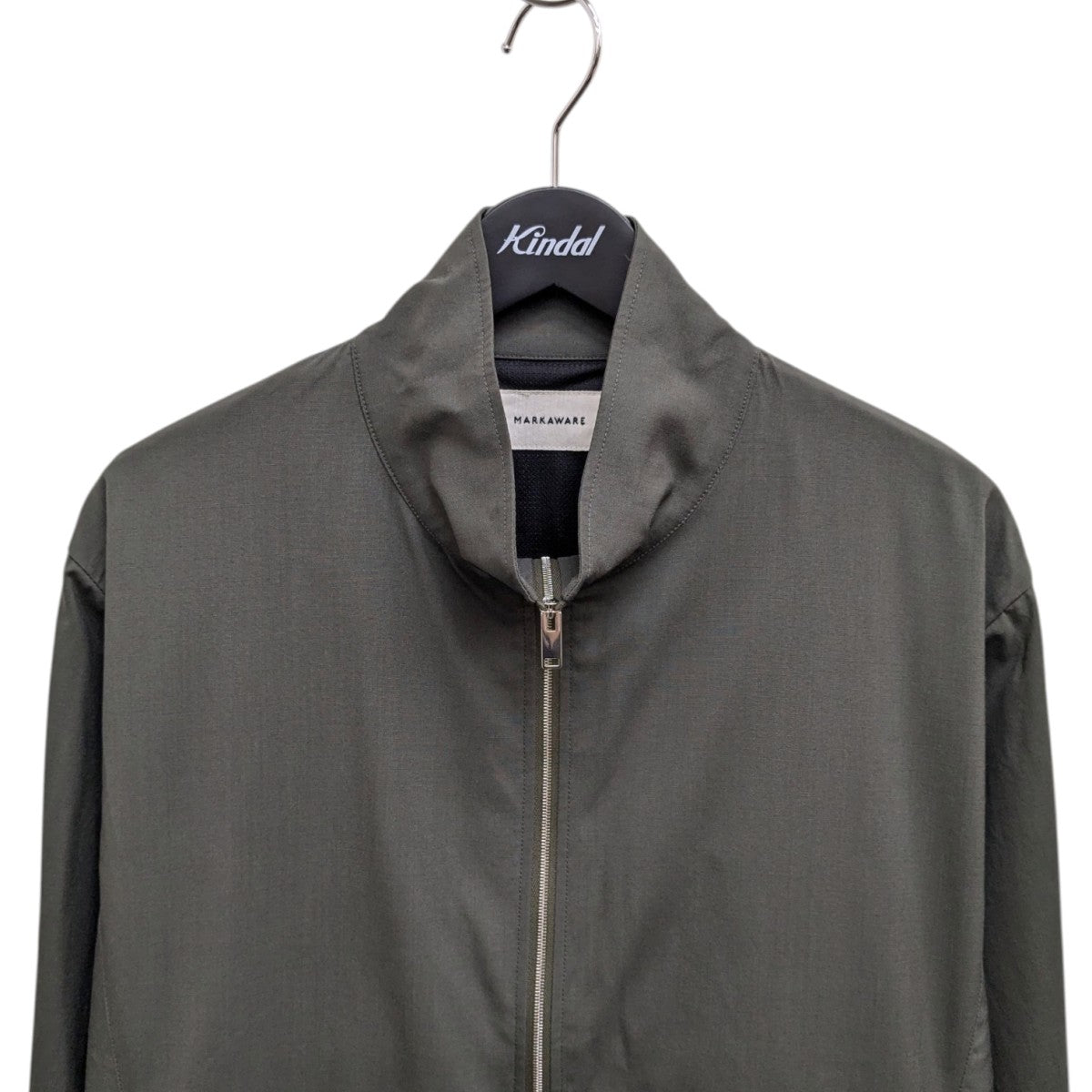 MARKAWARE 2 80 オーガニックウールタイプライタージップジャケットA24C02BL01C 古着・中古-3枚目のアイテム画像