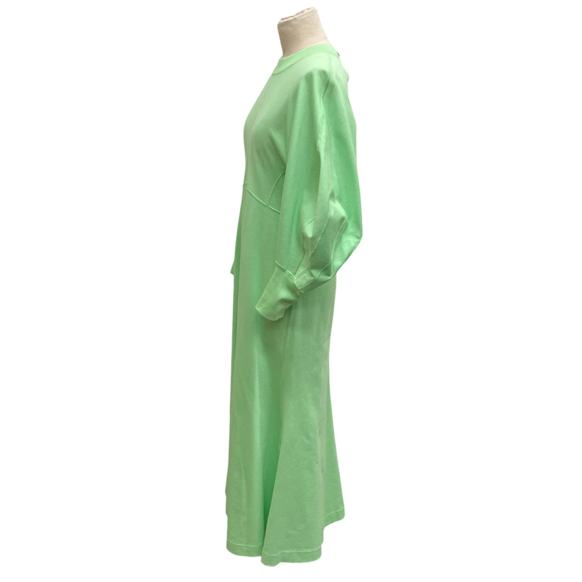 mame kurogouchi Cotton Jersey Flare Dress長袖ワンピースMM25SS-JS001 古着・中古-3枚目のアイテム画像